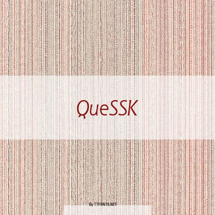 QueSSK example